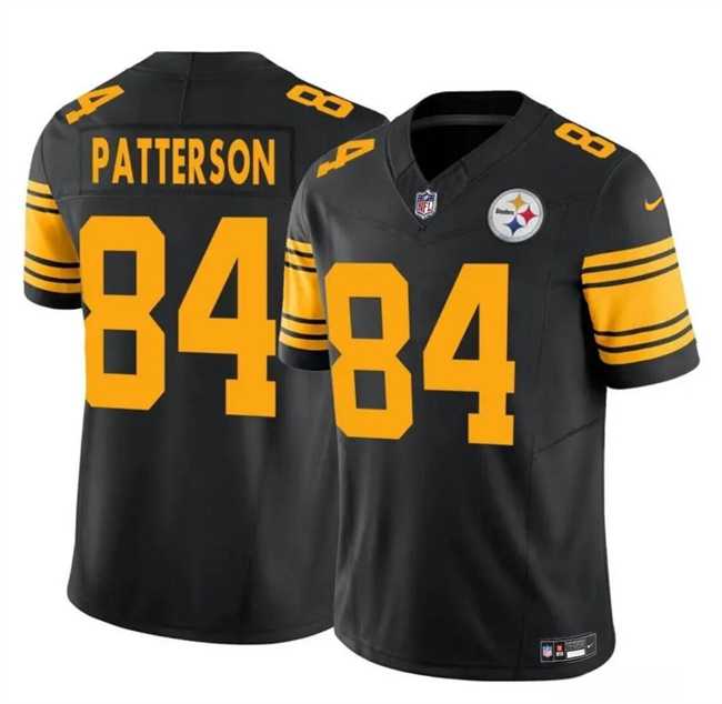 Men & Women & Youth Pittsburgh Steelers #84 Cordarrelle Patterson Black 2024 F.U.S.E. Color Rush Limited Football Stitched Jersey,We sell and wholesale Men & Women & Youth Pittsburgh Steelers #84 Cordarrelle Patterson Black 2024 F.U.S.E. Color Rush Limited Football Stitched Jersey on line form chian!